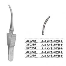 金鐘顯微止血夾XEC260 反力式 彎 L40 橫齒 