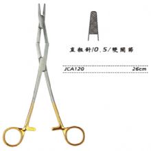 金鐘硬質合金鑲片持針鉗JCA120 26cm 雙關節(jié) 直 粗針 0.5