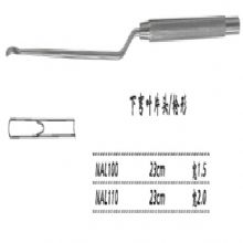 金鐘剝離器NAL100 23cm 下彎葉片頭 寬1.5 槍形顯微剝離器