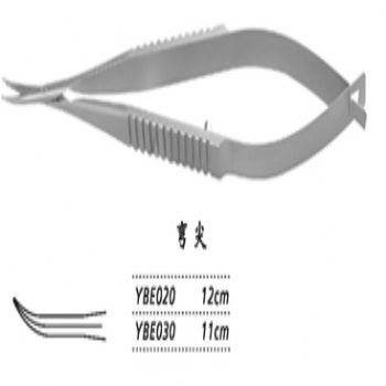 金鐘小梁剪YBE020 12cm 彎尖