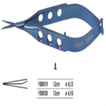 金鐘膜狀內(nèi)障剪YBB010 12cm 直 刃長(zhǎng) 12