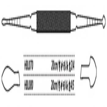 金鐘鼻剝離器HBL070 20cm 彎鏟形 頭寬 2/4