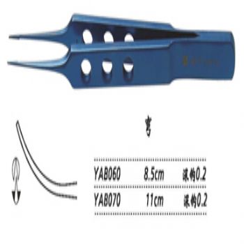 金鐘縫線結(jié)扎鑷YAB060 8.5cm 彎 鉤深0.2