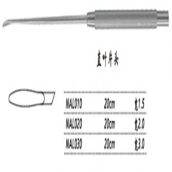 金鐘剝離器NAL020 20cm 直葉片頭 寬2.0