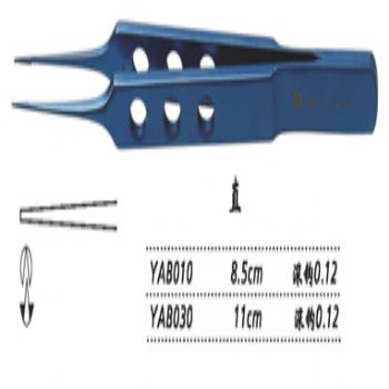 金鐘縫線結(jié)扎鑷YAB010 8.5cm 直 鉤深0.12