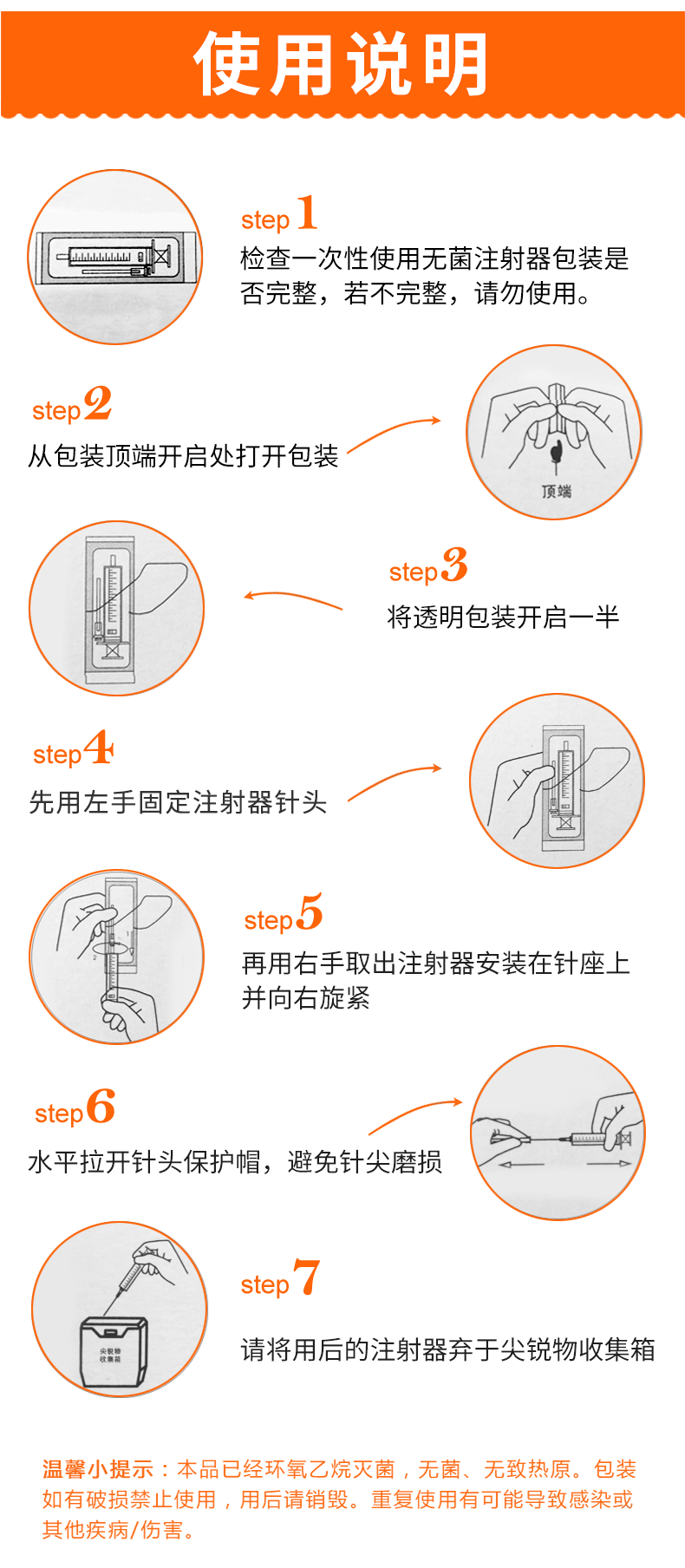 碧迪（BD）一次性使用10ML無菌注射器（帶針）